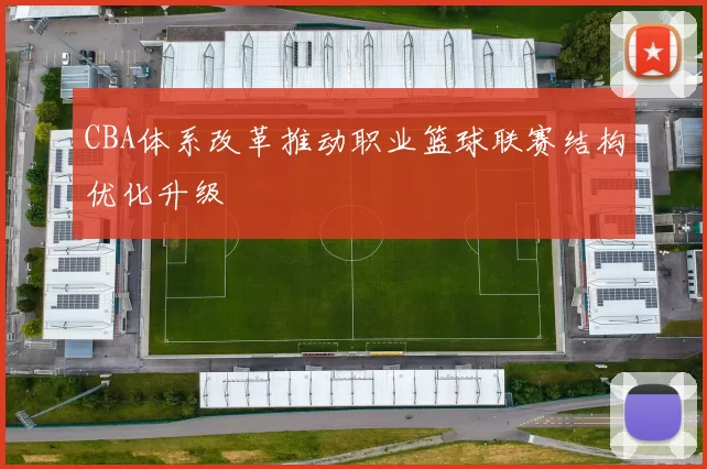 CBA体系改革推动职业篮球联赛结构优化升级