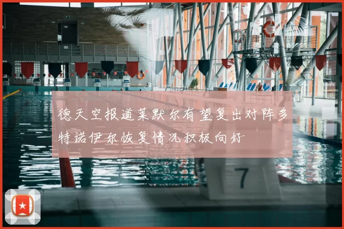 德天空报道莱默尔有望复出对阵多特诺伊尔恢复情况积极向好